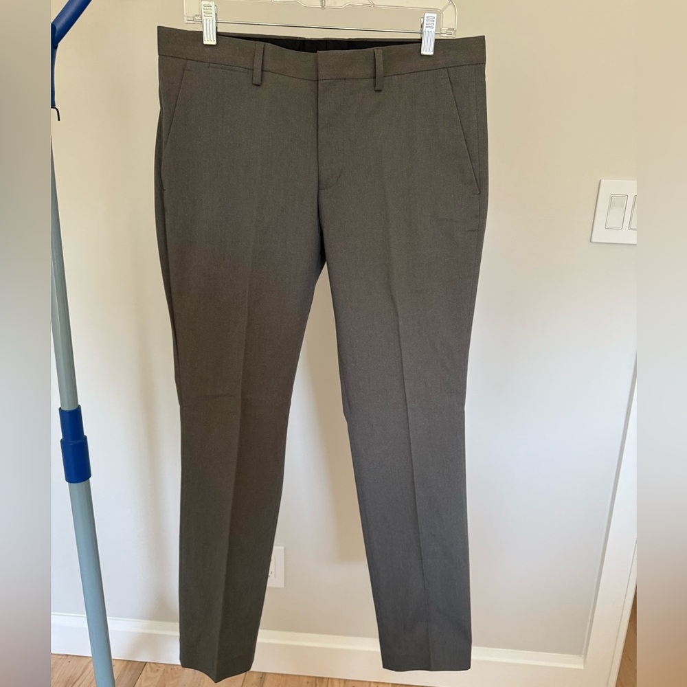 Express Men's Dress Pants - Charcoal Gray